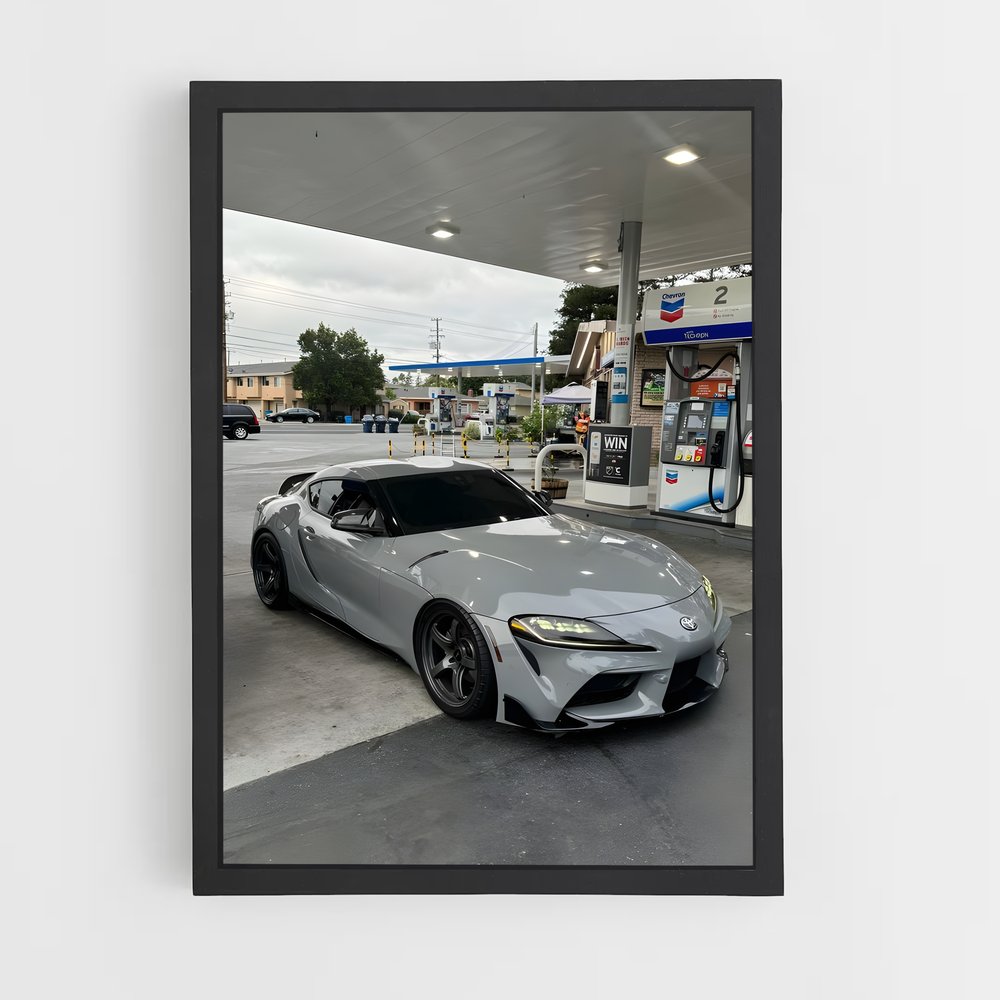 Poster Supra Station – affiche Toyota (vue 2)
